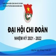 Đại hội Chi Đoàn Trường mầm non Bình Minh nhiệm kỳ 2021-2022